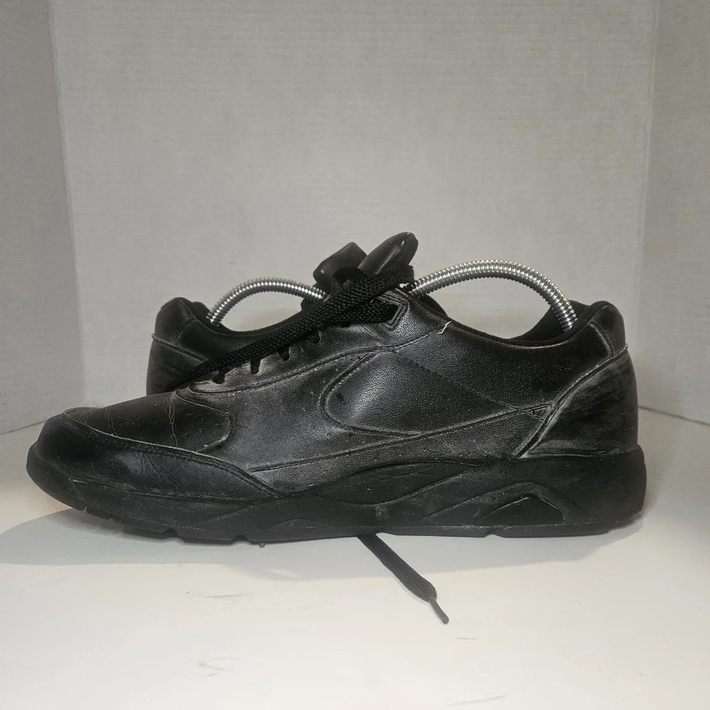 Mens New Balance 800 Black Leather Athletic Sneakers MK800BK Size 11B